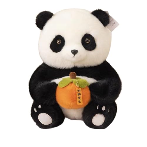 25 cm Kuscheltier Roter Panda, Panda-Plüschtier Für Angst, Niedliches Panda-Plüschtier, Weiches Pandabär-Kissen, Spielzeug, Geschenk Für Kinder Und Erwachsene (25CM,Panda) von AQCQDQ
