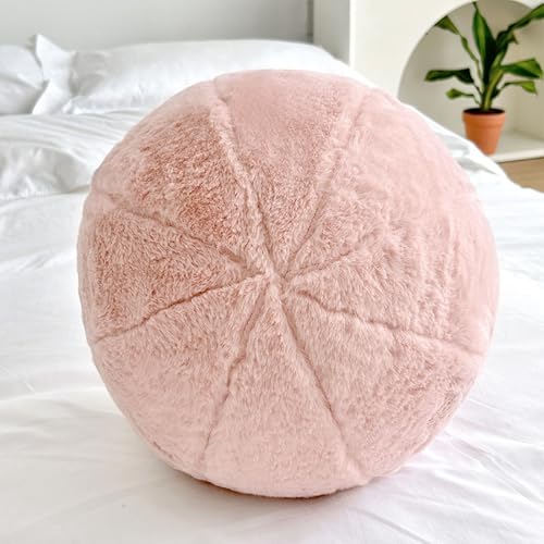 3D Runde Kissen Plüsch Ball Dekokissen, Weiches Kugelförmiges Zierkissen, Kissen Rund Plüsch Ballkissen, Ball Plüschtier Dekokissen für Schlafzimmer, Wohnzimmer, Büro, Sofa, Bett (30cm,Hellrosa) 3D Runde Kissen Plüsch Ball Dekokissen, Weiches Kugelförmiges Zierkissen, Kissen Rund Plüsch Ballkissen, Ball Plüschtier Dekokissen für Schlafzimmer, Wohnzimmer, Büro, Sofa, Bett (30cm,Hellrosa) von AQCQDQ