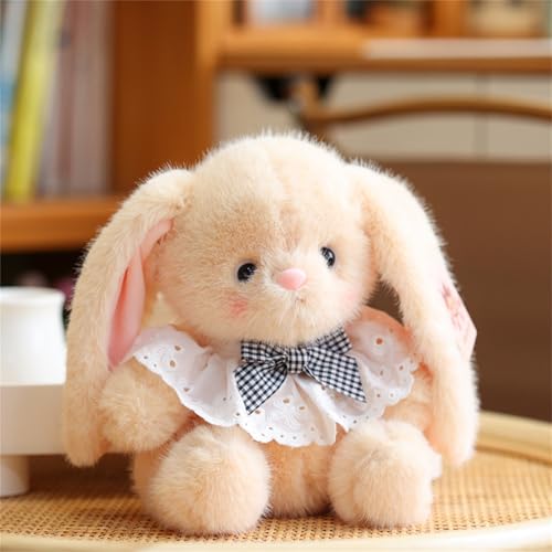 AQCQDQ 20 cm Kuscheltier Hase, PlüSchtier Kaninchen mit Schlappohren, Flauschiger Stofftier zum Spielen & Kuscheln, Plüsch Hase, Süße Kuscheltiere, Geschenk für Mädchen und Jungen (Beige Fliege) AQCQDQ 20 cm Kuscheltier Hase, PlüSchtier Kaninchen mit Schlappohren, Flauschiger Stofftier zum Spielen & Kuscheln, Plüsch Hase, Süße Kuscheltiere, Geschenk für Mädchen und Jungen (Beige Fliege) von AQCQDQ