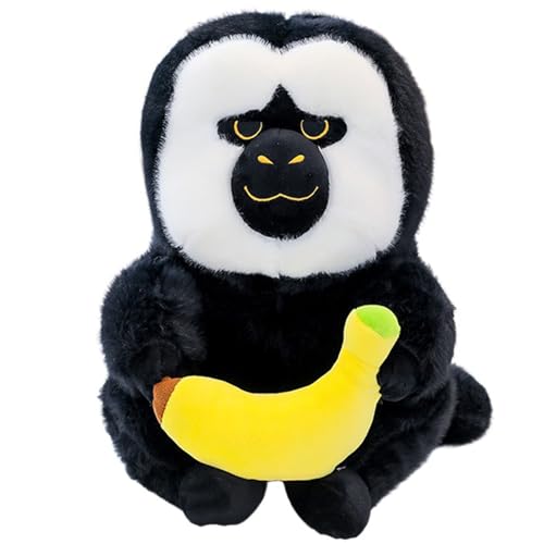 AQCQDQ AFFE Kuscheltier Stofftier, AFFE Plüschtier Puppe Stofftier, Gorilla Kuscheltier Orang Utan Plüschtier, weiche niedliche Kuscheltier für Baby Mädchen und Jungen (35 cm,B) von AQCQDQ