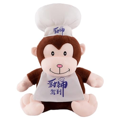 AQCQDQ AFFE Plüschtier, AFFE Kuscheltier Süß, Gorilla Kuscheltier, Niedliches Stofftier zum Kuscheln und Spielen, Spielzeug Kindergeschenk für Mädchen und Jungen (50 cm,Dunkelbraun) von AQCQDQ