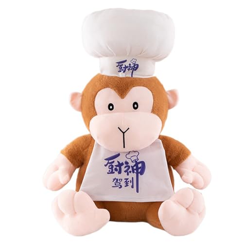 AQCQDQ AFFE Plüschtier, AFFE Kuscheltier Süß, Gorilla Kuscheltier, Niedliches Stofftier zum Kuscheln und Spielen, Spielzeug Kindergeschenk für Mädchen und Jungen (50 cm,Hellbraun) von AQCQDQ