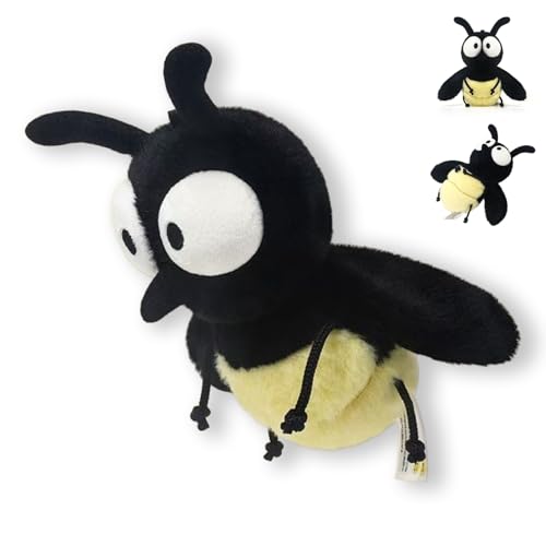 AQCQDQ Biene Plüschtier, Biene Kuscheltier, Bumblebee Plüsch Spielzeug, Weiche Bienen Kuscheltier Spielfigur Plüsch, Schmusetier Geschenk für Kinder Mädchen (18 cm,1pcs) von AQCQDQ