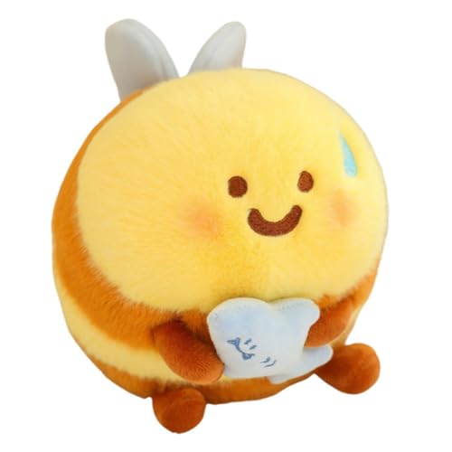 AQCQDQ Biene Plüschtier, Kuscheltier Biene Plüschtier Spielzeug Stofftier, Kuscheltier Biene Stofftier Puppe, Biene Plüschtier Kuscheltier, Plüsch Biene Spielzeug für Kinder Mädchen Jungen (30cm,D) von AQCQDQ