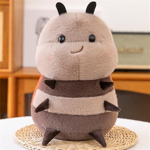 AQCQDQ Bienen-Plüschtier, Kuscheliges Bienen, Biene Plüschtier Klein, Biene Plüschkissen Spielzeug, Weiches Hautfreundliches Bienen Plüschtier Geschenk für Kinder (50 cm,Grau) von AQCQDQ