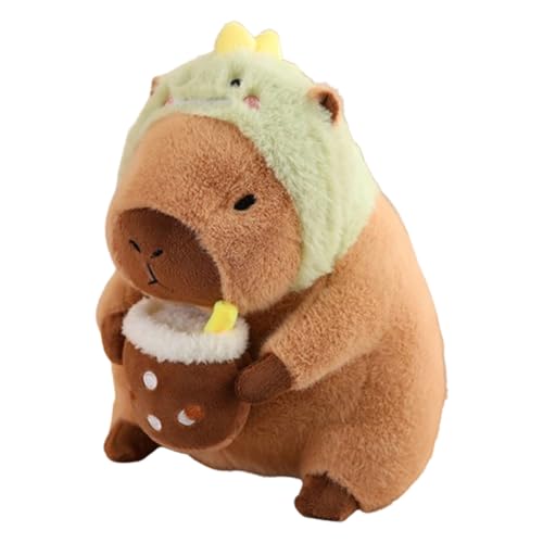 AQCQDQ Capybara Kuscheltier, 30 cm Wasserschwein Kuscheltier, Capybara Plüschtier, Wasserschwein Plüschtier Kissen, Plushies für Mädchen und Jungen (30 cm,Dinosaurier) von AQCQDQ