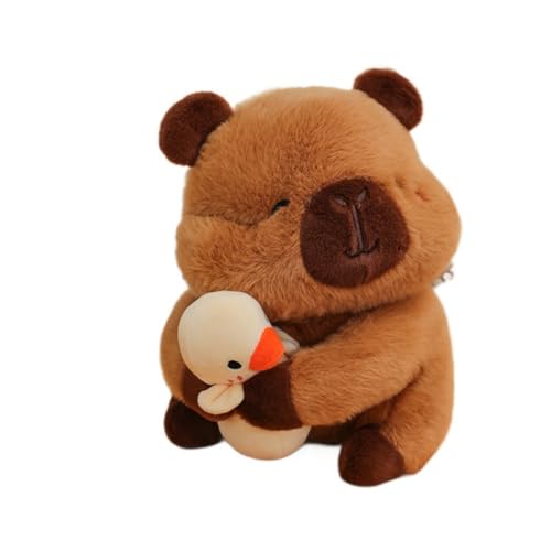 AQCQDQ Capybara Kuscheltier, Capybara Plüschtier, Puppe Niedlicher Capybara Stofftier, zum Spielen und Kuscheln, Geschenk für Kinder Mädchen (50 cm,Braun) von AQCQDQ