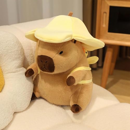 AQCQDQ Capybara Kuscheltier, Capybara Plüschtier, Wasserschwein Kuscheltier Kuscheltier Capybara Plush Puppen, Kuscheltier Für Mädchen Und Jungen, Waschmaschinenfest (20CM,G) von AQCQDQ