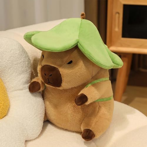 AQCQDQ Capybara Kuscheltier, Capybara Plüschtier, Wasserschwein Kuscheltier Kuscheltier Capybara Plush Puppen, Kuscheltier Für Mädchen Und Jungen, Waschmaschinenfest (20CM,I) von AQCQDQ