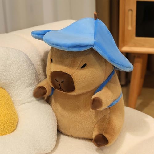 AQCQDQ Capybara Kuscheltier, Capybara Plüschtier, Wasserschwein Kuscheltier Kuscheltier Capybara Plush Puppen, Kuscheltier Für Mädchen Und Jungen, Waschmaschinenfest (30CM,J) von AQCQDQ
