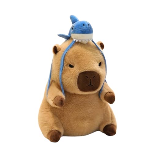 AQCQDQ Capybara Kuscheltier, Capybara Plüschtier, Wasserschwein Kuscheltier Kuscheltier Capybara Plush Puppen, Kuscheltier Für Mädchen Und Jungen, Waschmaschinenfest (40CM,E) von AQCQDQ