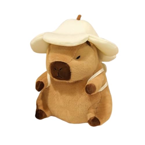 AQCQDQ Capybara Kuscheltier, Capybara Plüschtier, Wasserschwein Kuscheltier Kuscheltier Capybara Plush Puppen, Kuscheltier Für Mädchen Und Jungen, Waschmaschinenfest (40CM,F) von AQCQDQ