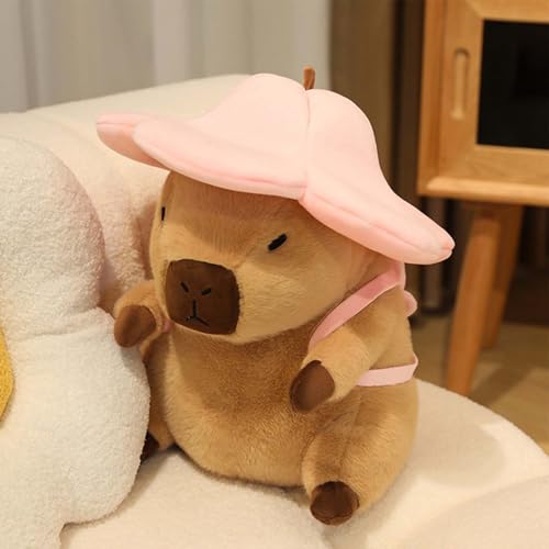 AQCQDQ Capybara Kuscheltier, Capybara Plüschtier, Wasserschwein Kuscheltier Kuscheltier Capybara Plush Puppen, Kuscheltier Für Mädchen Und Jungen, Waschmaschinenfest (40CM,H) von AQCQDQ