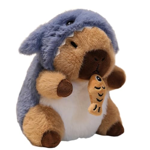 AQCQDQ Capybara Kuscheltier, Niedlichen Capybara Plushie Gefüllte Spielzeug, Zugseil-Verwandlung In EIN Capybara-Plüschtier, Super Weiche Gefüllte Spielzeug Plüsch für Mädchen und Jungen (20 cm,C) von AQCQDQ