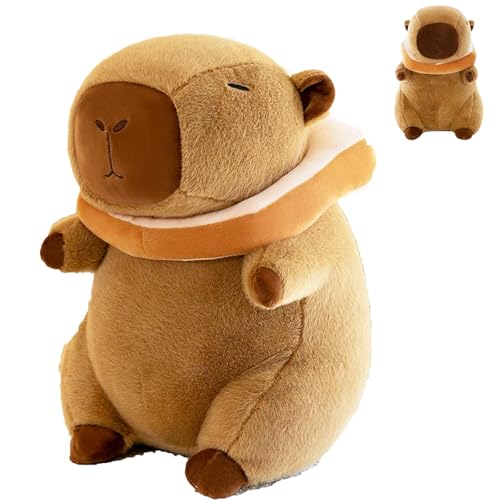 AQCQDQ Capybara Plüschtier, 30 cm Superweiches Plüschtier, Plüschtier Capybara Geschenk, Plüschtier Capybara Geschenk, Plüsch für Heimdekoration für Kinder (50 cm,Toast) von AQCQDQ