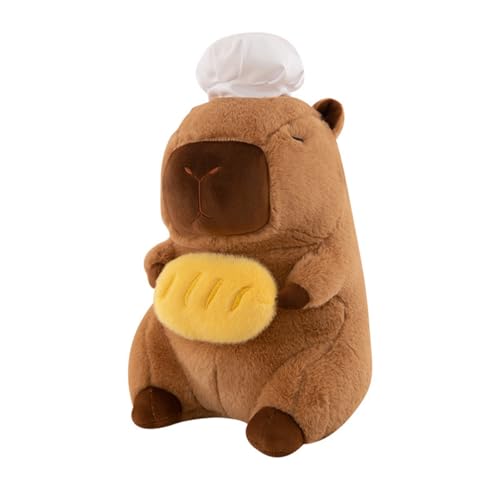 AQCQDQ Capybara Plüschtier, Capybara Kuscheltier, Puppe Stofftier Niedlicher Kapybara Spielzeug Puppe, für Kinder Mädchen Jungen Geburtstagsgeschenk (70 cm,Braun) von AQCQDQ