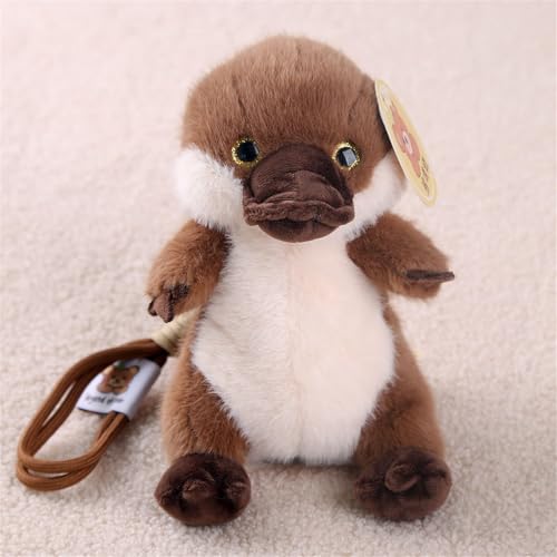 AQCQDQ Capybara Plüschtier, Gelbe Ente Weiche Plüschtier,Braunbär Süßes Plüschkissen, Hase Plüschtier,Simulation Capybar Kuscheltiere Plüschtier,Geschenke für Kinder Geburtstage (Schnabeltier 2) von AQCQDQ