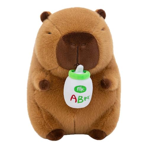 AQCQDQ Capybara Plüschtier, Niedliche Capybara Kuscheltier, Super Weiche Capybara Stofftier, Niedliche Capybara Kuscheltier, Geburtstagsgeschenk für Kinder Mädchen Junge (50cm,A) von AQCQDQ