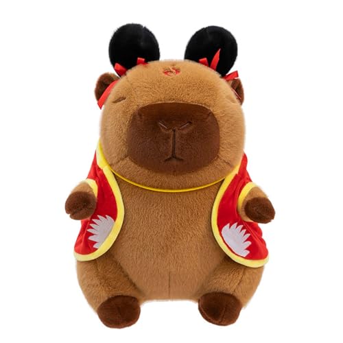AQCQDQ Capybara Plüschtier Capybara Kuscheltier, Wasserschwein Plüschtier, Capybara Plushie Puppen, Capybara Plush Toy, Großes Geburtstags Geschenk für Kinder (55cm,A) von AQCQDQ
