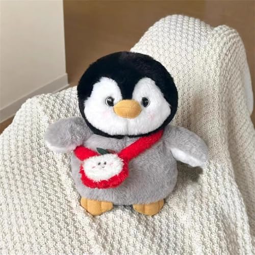 AQCQDQ Cartoon Kreative Pinguin Figur, Pinguin Kuscheltier Animal plushies, Ozeanarium Tier Plüschtiere 25 cm Plüschpinguin Kissen Puppe Plüsch Spielzeug Geschenk (#B) von AQCQDQ