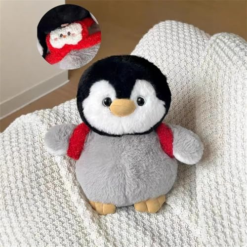 AQCQDQ Cartoon Kreative Pinguin Figur, Pinguin Kuscheltier Animal plushies, Ozeanarium Tier Plüschtiere 25 cm Plüschpinguin Kissen Puppe Plüsch Spielzeug Geschenk (#C) von AQCQDQ