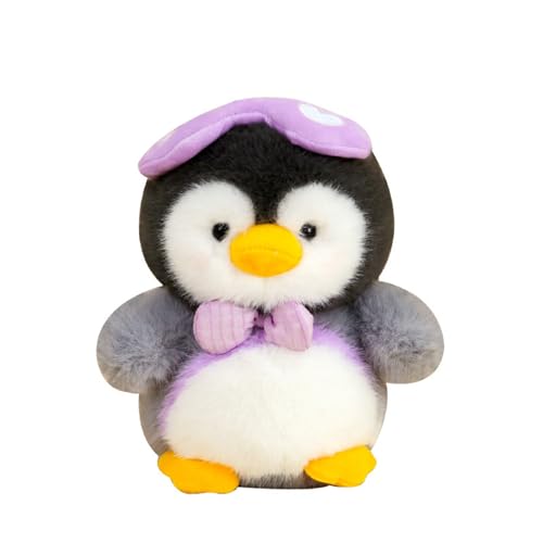 AQCQDQ Cartoon Kreative Pinguin Figur, Pinguin Kuscheltier Animal plushies, Ozeanarium Tier Plüschtiere 25 cm Plüschpinguin Kissen Puppe Plüsch Spielzeug Geschenk (#E) von AQCQDQ