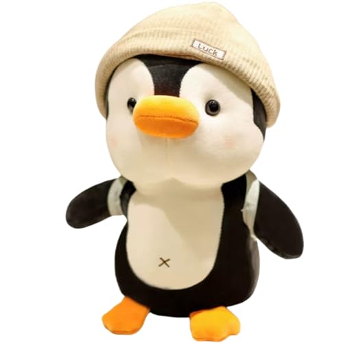 AQCQDQ Cuddly Toy Penguin Penguin Soft Toy Stofftier Plüsch Spielzeug Plüsch Penguin Cuddly Toy, Plush Penguin Gifts for Girls Children Cuddling (25 cm,Grau) von AQCQDQ