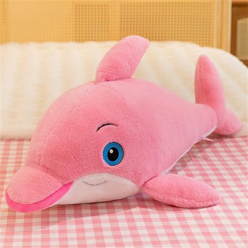 AQCQDQ Delfin Kuscheltier Plüschtiere, Delfin Figur Umarmungskissen, Super Weiches Stofftier Delfin Plüschtier Plüschkissen Meerestier Plüschspielzeug Puppen Vielseitige Raumdekoration (60 cm,Rosa) AQCQDQ Delfin Kuscheltier Plüschtiere, Delfin Figur Umarmungskissen, Super Weiches Stofftier Delfin Plüschtier Plüschkissen Meerestier Plüschspielzeug Puppen Vielseitige Raumdekoration (60 cm,Rosa) von AQCQDQ