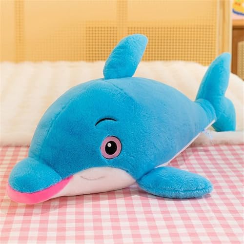 AQCQDQ Delfin Kuscheltier Plüschtiere, Delfin Figur Umarmungskissen, Super Weiches Stofftier Delfin Plüschtier Plüschkissen Meerestier Plüschspielzeug Puppen Vielseitige Raumdekoration (80 cm,Blau) AQCQDQ Delfin Kuscheltier Plüschtiere, Delfin Figur Umarmungskissen, Super Weiches Stofftier Delfin Plüschtier Plüschkissen Meerestier Plüschspielzeug Puppen Vielseitige Raumdekoration (80 cm,Blau) von AQCQDQ