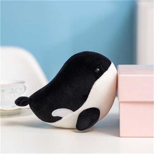AQCQDQ Delfin Plüschtier, Süße Kuscheltier Delfin Plüsch-Spielzeug, Delphin Puppe Stofftier Kissen, Meerestiere Tiere Geschenk für Jungen und Mädchen (17 cm,B) von AQCQDQ