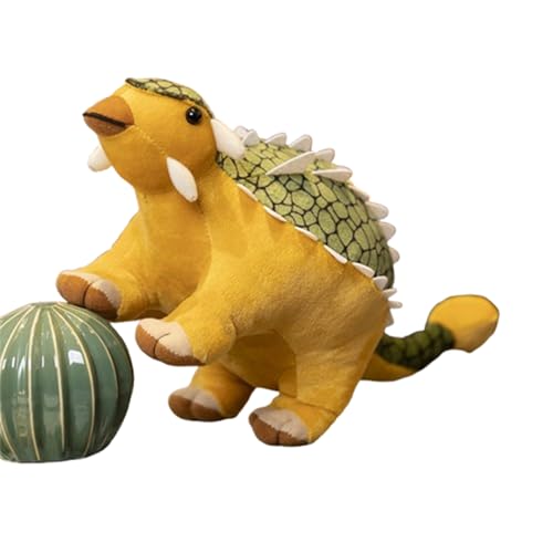 AQCQDQ Dinosaurier Figuren Spielzeug Plüsch,Dinosaurier Kuscheltier,Simulation Tyrannosaurus Dinosaurier Kinder Plüsch,Dinosaurier Plüschtier,Tierspielzeug für Jungen Mädchen (Ankylosaurus40cm) von AQCQDQ