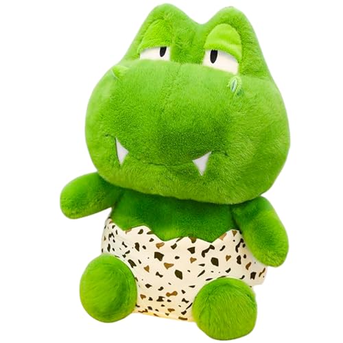 AQCQDQ Dinosaurier Kuscheltier Plüsch Dinosaurier, Dinosaurier Im Ei Stofftier Plüschtier Dinosaurier Kuscheltier Dino Dinosaurier Plüschtier, Geschenk für Kinder (50 cm,grün) von AQCQDQ