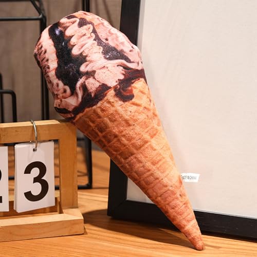 AQCQDQ Eiscreme Kuscheltier Plüschtier, Kuscheltie Tier Kissen Niedlich Puppe Flauschiges Stofftier, Stofftier aus weichem Plüsch, für Kinder & Erwachsene (20 cm,G) von AQCQDQ