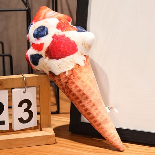 AQCQDQ Eiscreme Kuscheltier Plüschtier, Kuscheltie Tier Kissen Niedlich Puppe Flauschiges Stofftier, Stofftier aus weichem Plüsch, für Kinder & Erwachsene (50 cm,F) von AQCQDQ