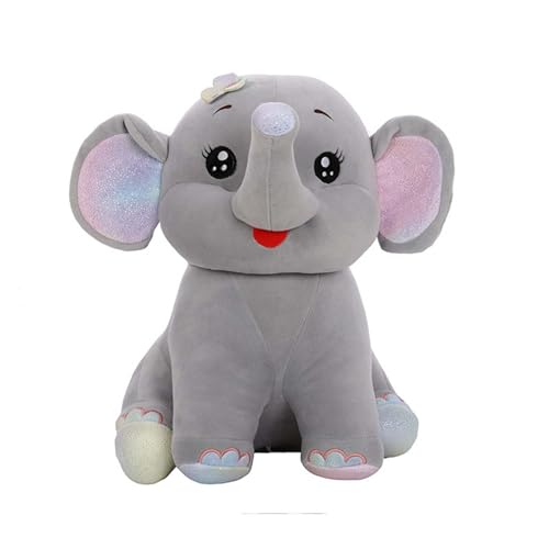 AQCQDQ Elefant Kuscheltier, Plüschtiere - Weiche Und Kuschelige Stofftiere, Plüschtiere Weiches Kuscheltier für Kinder, perfekte Begleiter für Kinder und Neugeborene (85cm,grau) von AQCQDQ