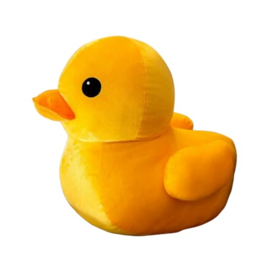 AQCQDQ Ente Kuscheltier, KronenEnte Plüschtier, Pummeliges Ente aus Plüsch, zum Spielen und Kuscheln, Weiches Schmusetier für Mädchen, Jungen (70 cm,Gelb) von AQCQDQ