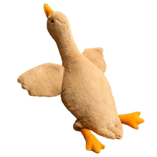 AQCQDQ Ente Kuscheltier, Niedlich Ente Plüschtier, Pummeliges Ente aus Plüsch,Weiches plüsch für Sofa, zum Spielen und Kuscheln, Weiches Schmusetier für Mädchen, Jungen (50 cm,Braun) von AQCQDQ