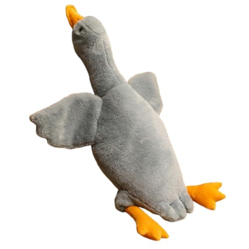 AQCQDQ Ente Kuscheltier, Niedlich Ente Plüschtier, Pummeliges Ente aus Plüsch,Weiches plüsch für Sofa, zum Spielen und Kuscheln, Weiches Schmusetier für Mädchen, Jungen (50 cm,Grau) von AQCQDQ