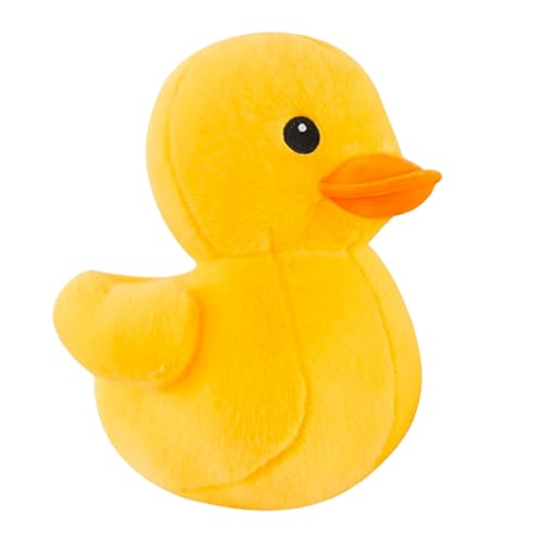 AQCQDQ Ente Kuscheltier,Gelb Ente Kuscheltier,Plüsch Gelbe Ente Weich Füllen Tiere Spielzeug Dekoration Wurfkissen Stofftier, zum Spielen und Kuscheln für Kinder Mädchen (23 cm,Duck) von AQCQDQ