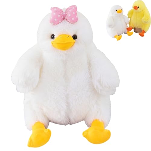 AQCQDQ Ente Plüschtier, Ente Plüsch Kissen Niedlicher Kuscheltier Stofftier Ente Gefüllte Ente Gefüllte Ente Plüschtier Für Jungen und Mädchen (70 cm,White) von AQCQDQ