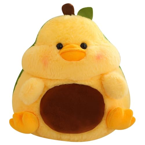 AQCQDQ Ente Plüschtier Klein, Ente Kuscheltier, Plüsch Gelbe Ente Weich Füllen Tiere Spielzeug, Weiches Kuscheltier Schlafkissen Kissen für Kinder und Mädchen (40 cm,Gelb) von AQCQDQ