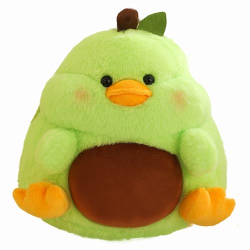 AQCQDQ Ente Plüschtier Klein, Ente Kuscheltier, Plüsch Gelbe Ente Weich Füllen Tiere Spielzeug, Weiches Kuscheltier Schlafkissen Kissen für Kinder und Mädchen (40 cm,Hellgrün) von AQCQDQ