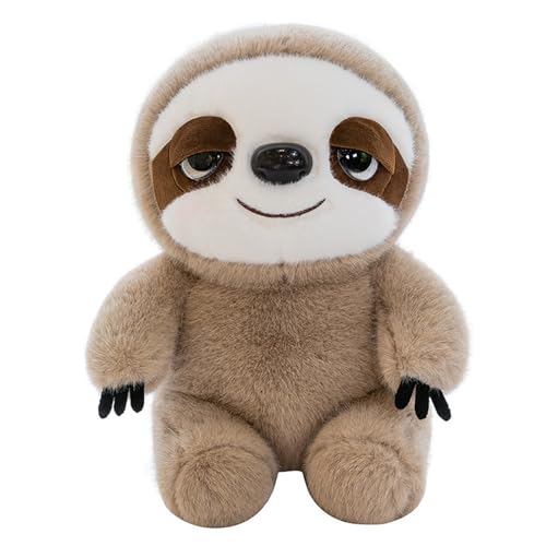 AQCQDQ Faultier Kuscheltier, Niedliche Faultier Plüschtier, Süßes Plüschtier, Plüschpuppe, Flauschiger Stofftier zum Kuscheln und Spielen, Geschenk für Freunde und Kinder (32 cm) von AQCQDQ