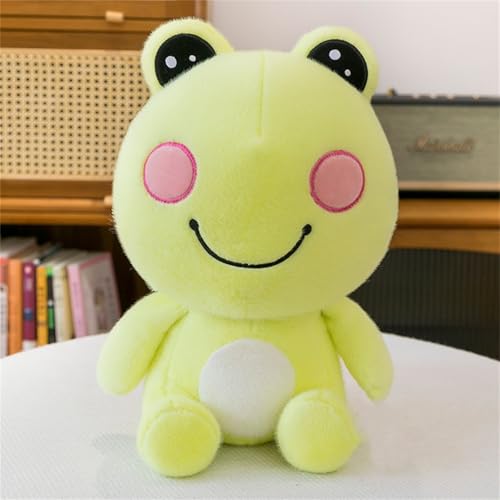 AQCQDQ Frosch Kuscheltier, Grüner Frosch Plüschtier Stofftier, Frosch Spielzeug, Weiche Niedliche Kuscheltier für Baby Mädchen und Jungen (25 cm,Grün) von AQCQDQ