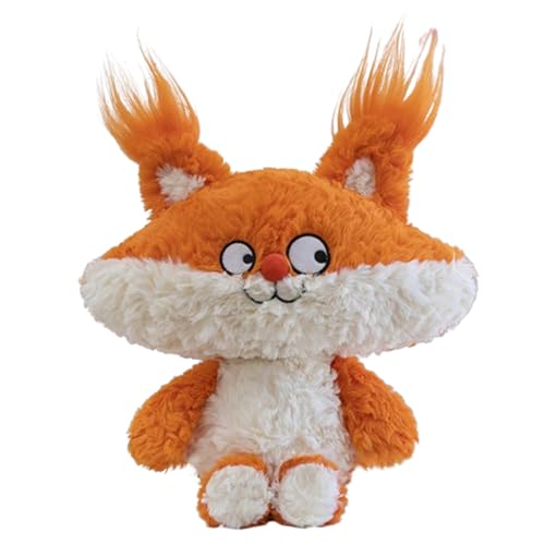 AQCQDQ Fuchs Kuscheltier, Fuchs Stofftier aus Weichem Plüsch, Stuffed Animals, Niedliches Plüschtier zum Kuscheln und Spielen, Geschenk für Kinder & Erwachsene (Orange,35 cm) von AQCQDQ