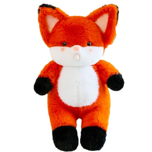 AQCQDQ Fuchs Plüschtier Kissen Fuchs Kuscheltier Kawaii Fuchs Plüschtiere Süßes Stofftiere Fuchs Plüschkissen Teddybär Plüschtier Kuschelkissen für Jungen und Mädchen (50 cm,Fuchs) von AQCQDQ