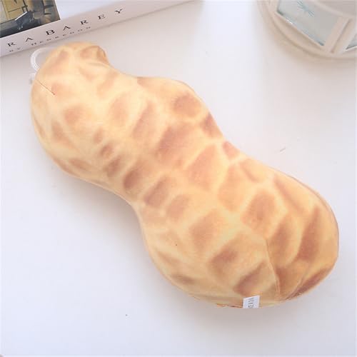 AQCQDQ Gemüse Plüschtier, Simulation Gemüse Brokkoli Plüschtiere, Niedliches kleines Plüschkissen, Gemüse Stofftier, Geschenk für Kinder Mädchen Jungen (Erdnüsse) von AQCQDQ