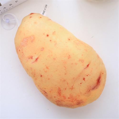 AQCQDQ Gemüse Plüschtier, Simulation Gemüse Brokkoli Plüschtiere, Niedliches kleines Plüschkissen, Gemüse Stofftier, Geschenk für Kinder Mädchen Jungen (Kartoffeln) von AQCQDQ