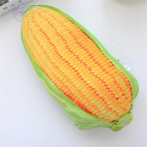 AQCQDQ Gemüse Plüschtier, Simulation Gemüse Brokkoli Plüschtiere, Niedliches kleines Plüschkissen, Gemüse Stofftier, Geschenk für Kinder Mädchen Jungen (Mais) von AQCQDQ