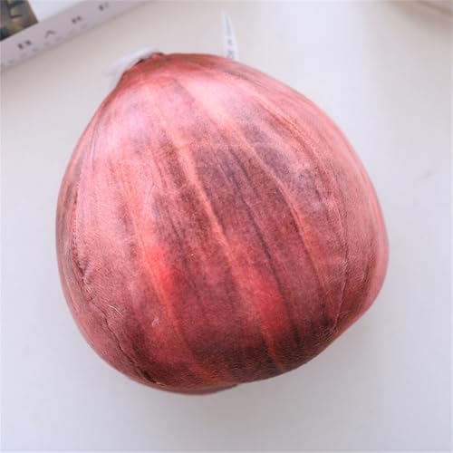 AQCQDQ Gemüse Plüschtier, Simulation Gemüse Brokkoli Plüschtiere, Niedliches kleines Plüschkissen, Gemüse Stofftier, Geschenk für Kinder Mädchen Jungen (Zwiebeln) von AQCQDQ